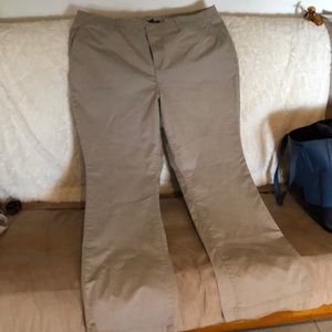 Lane Bryant Allie boot cut khakis